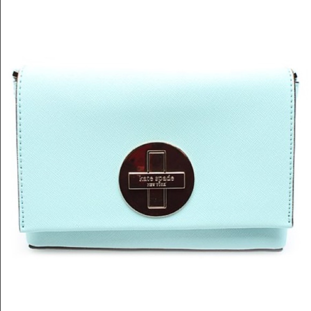 Kate Spade Newbury Lane Sally crossbody in Tiffany blue